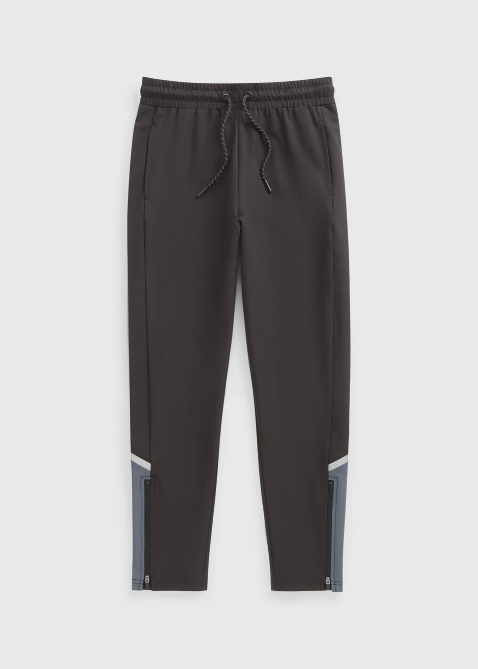 Boys Black Reflective Joggers (7-15yrs)