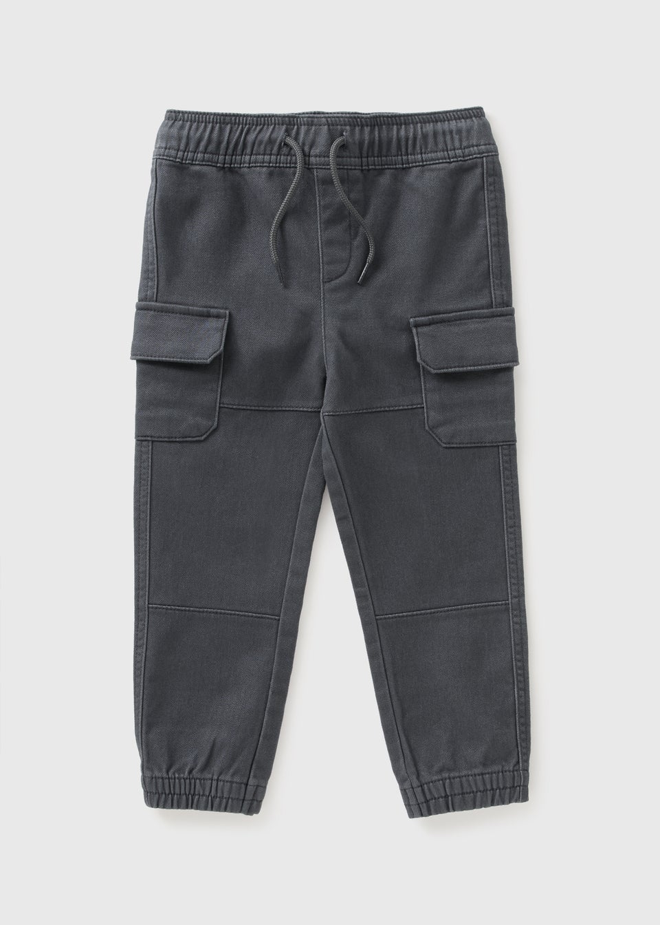 Boys Charcoal Twill Cargos (1-7yrs)