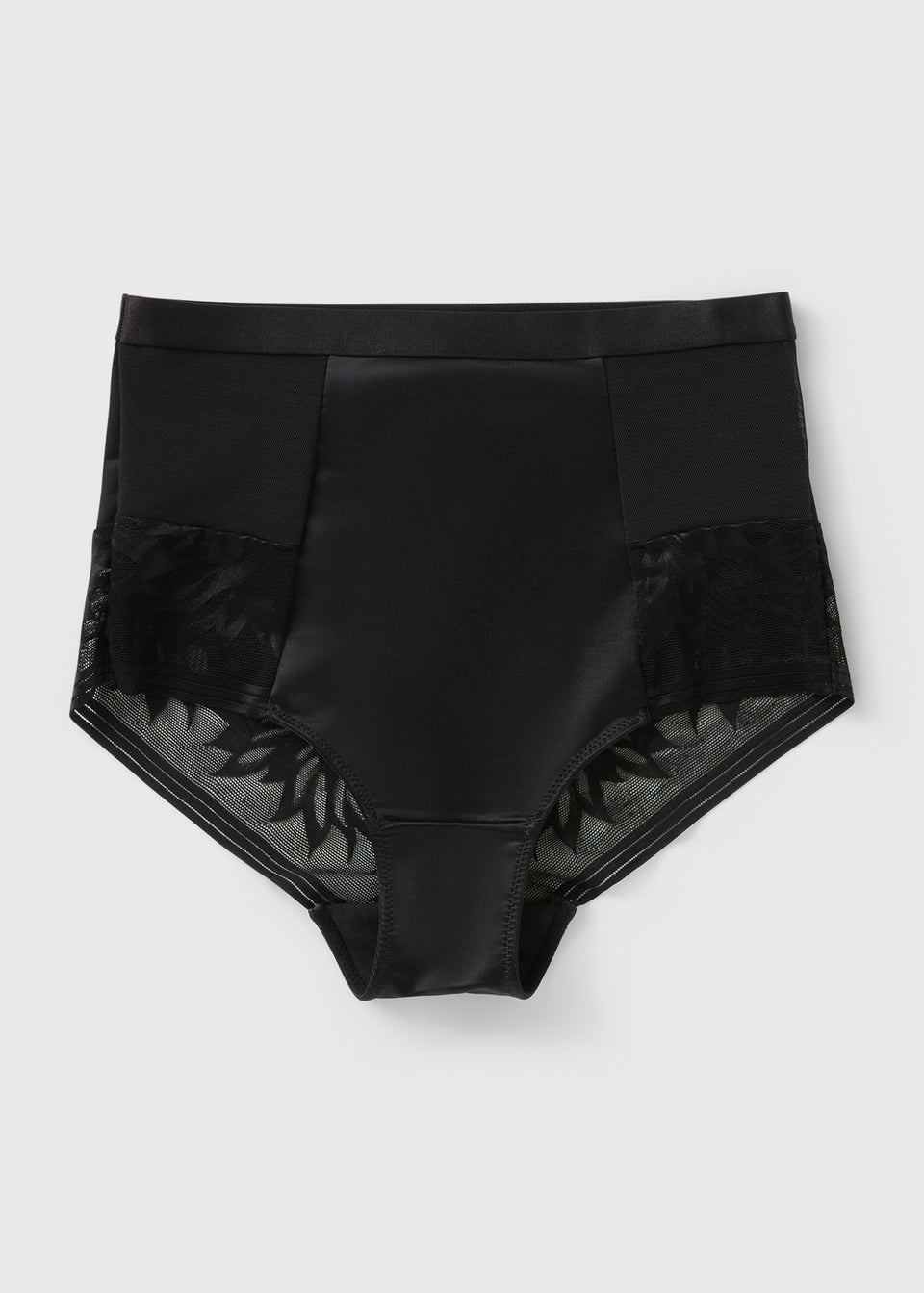 Black Full Brief Lace Knickers