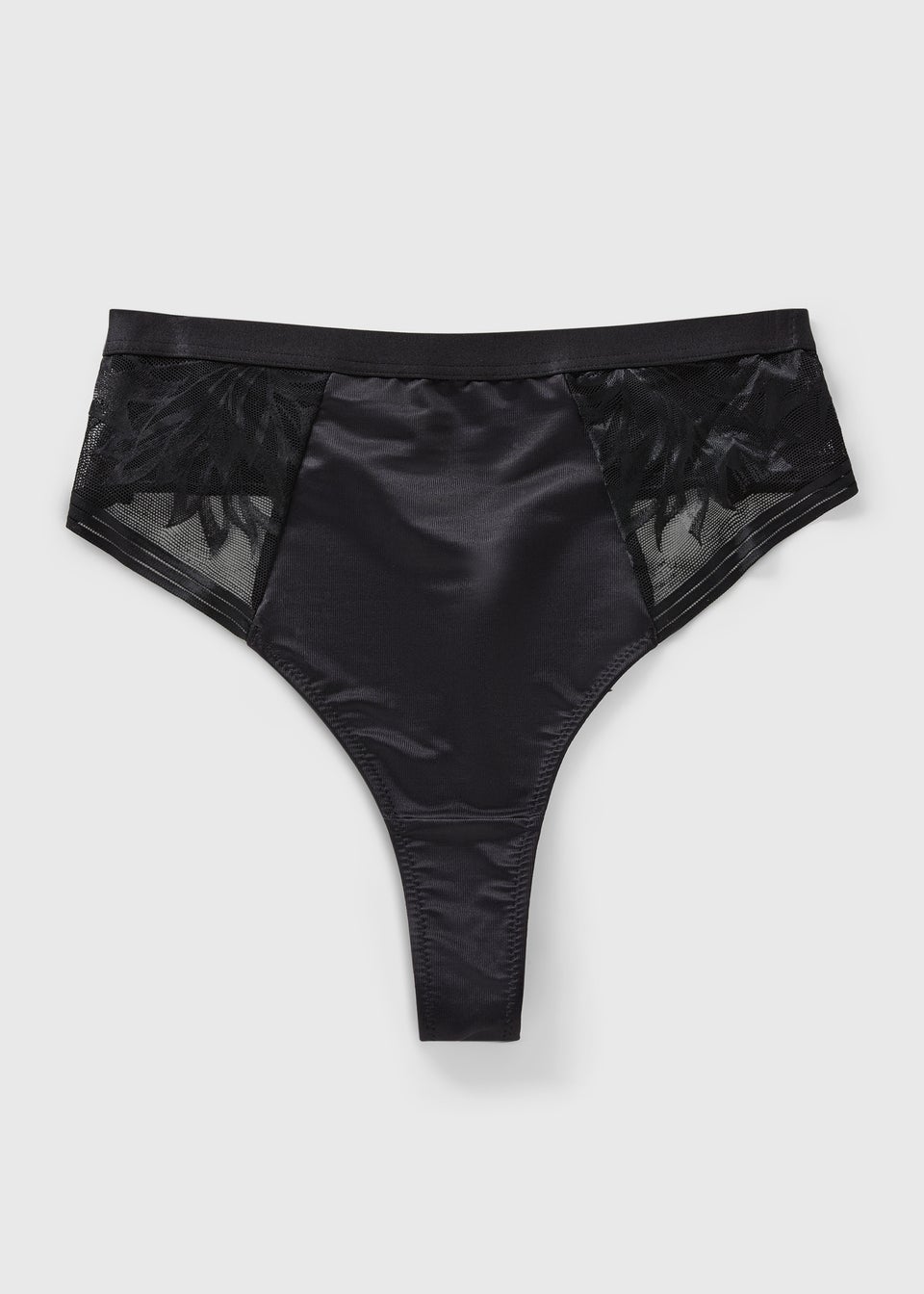 Black Lace Thong Brief