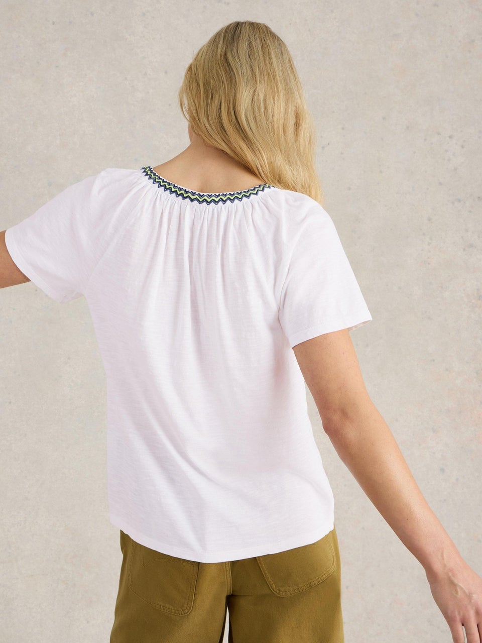 Besticktes Top Lucia