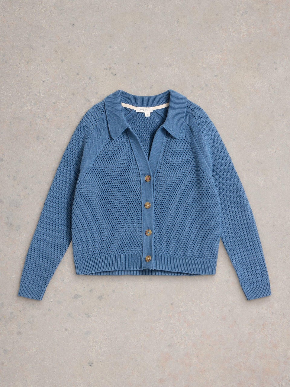 Strickjacke Chaterly mit Kragen