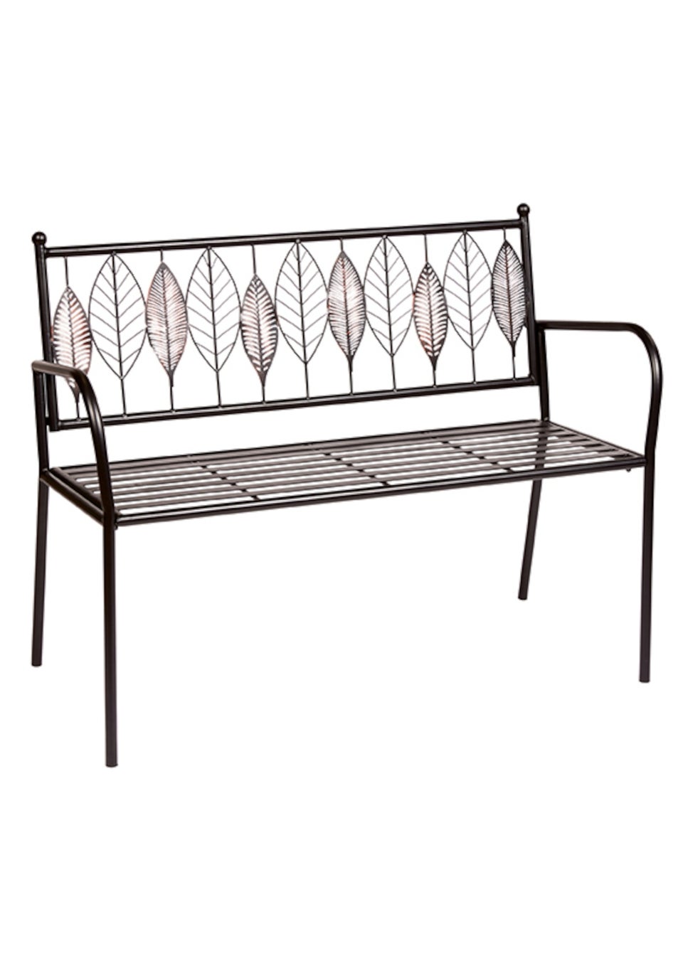 Premier Decorations Rustic Arboretum Brown & Black Garden Bench
