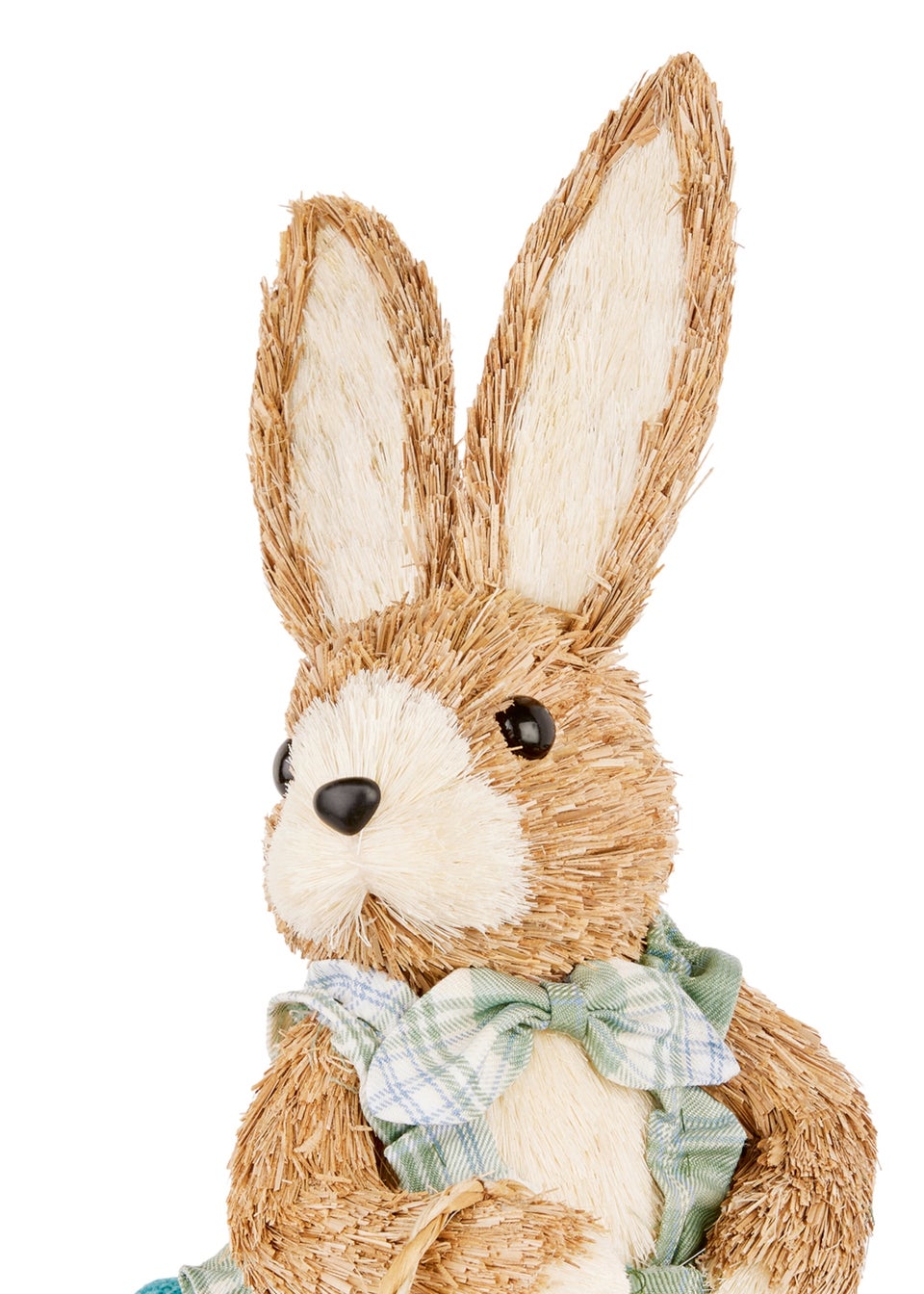 Premier Decorations Ava Rustic Rabbit in Turquoise Dress