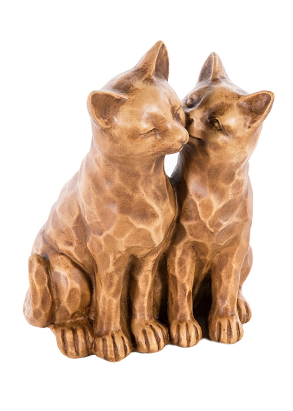 Premier Decorations Wood Cut Effect Cat Statue
