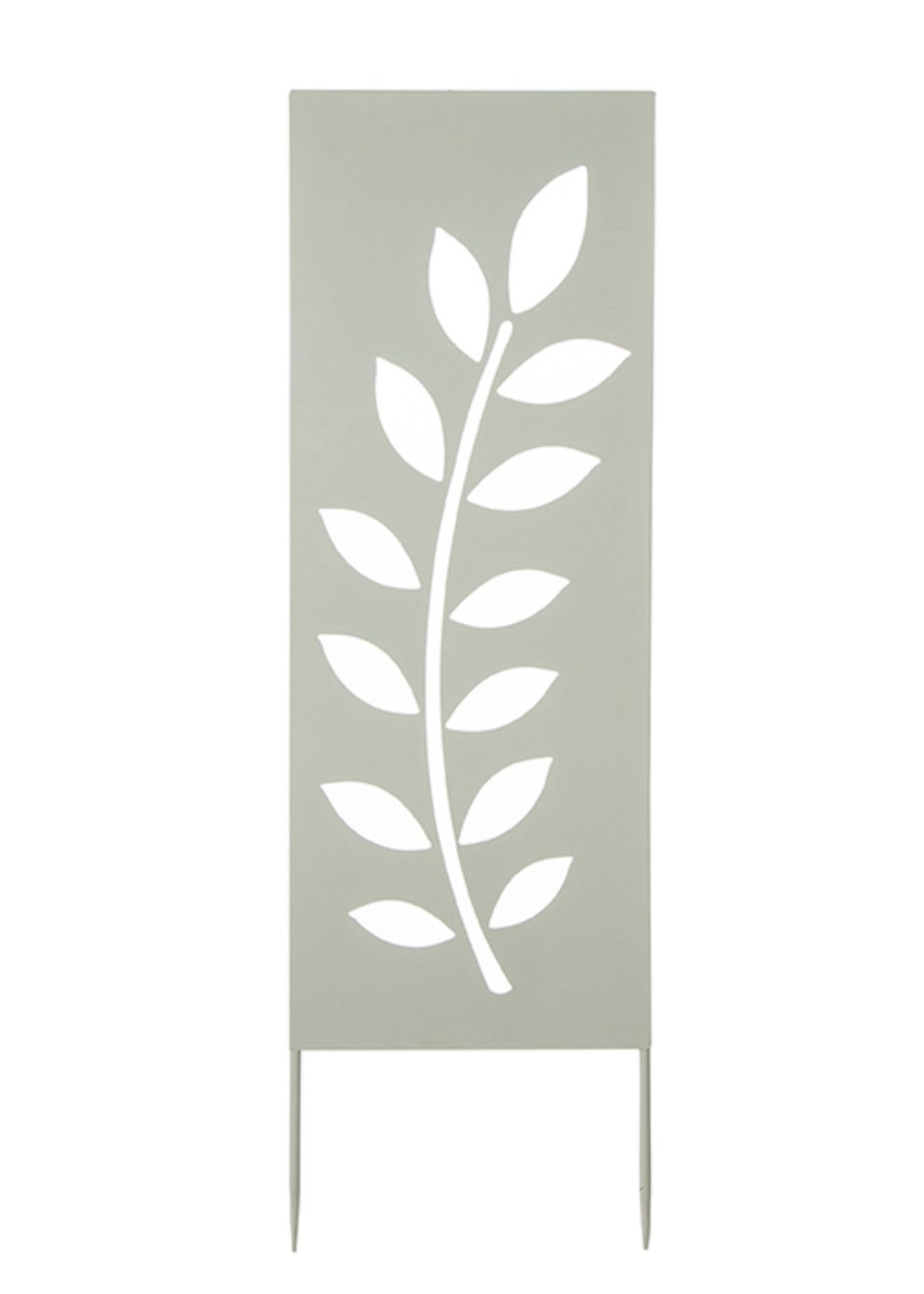 Premier Decorations Fern Design Metal Screen Sage Green