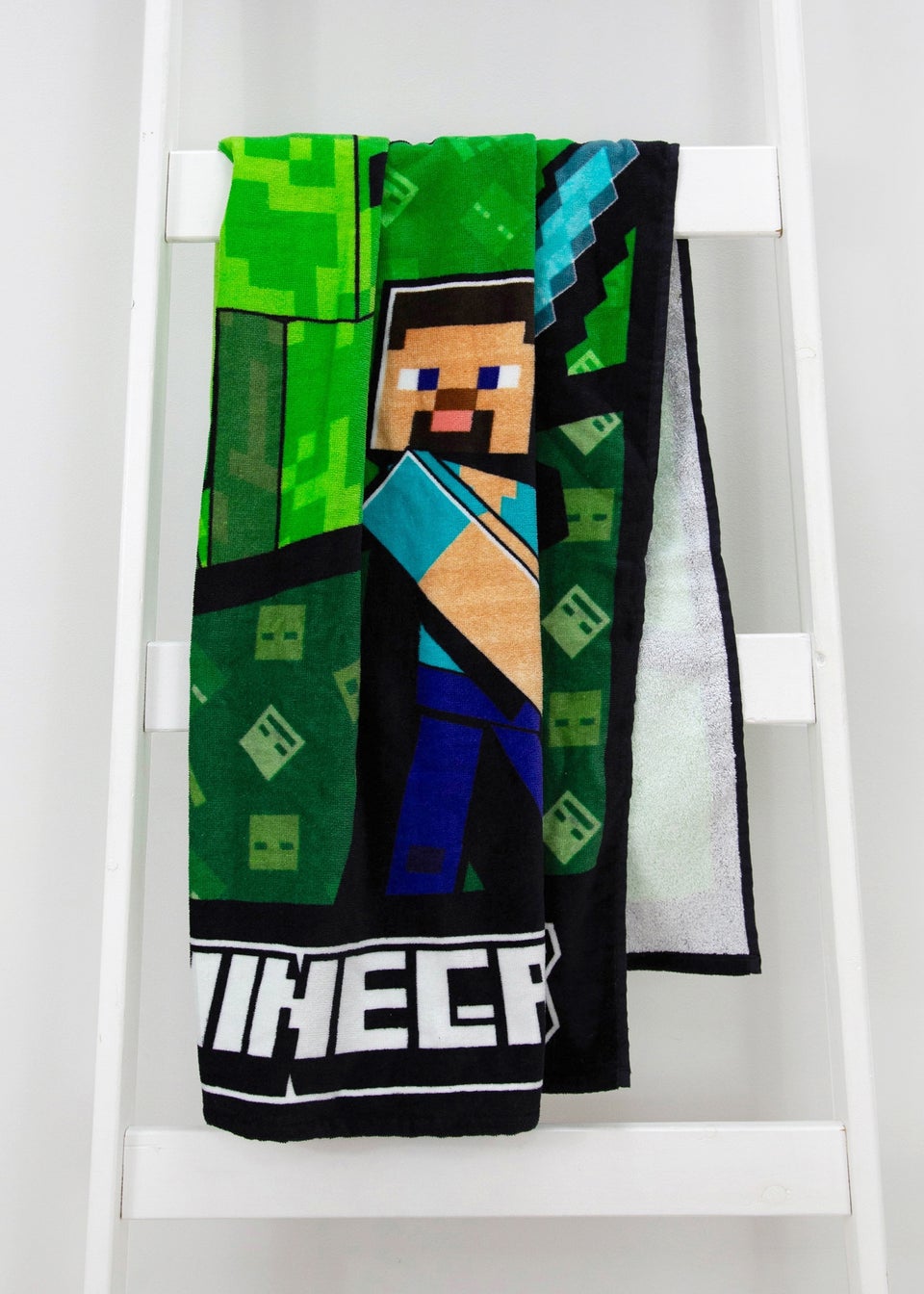 Minecraft Green Plater Beach Pool 100% Cotton Towel