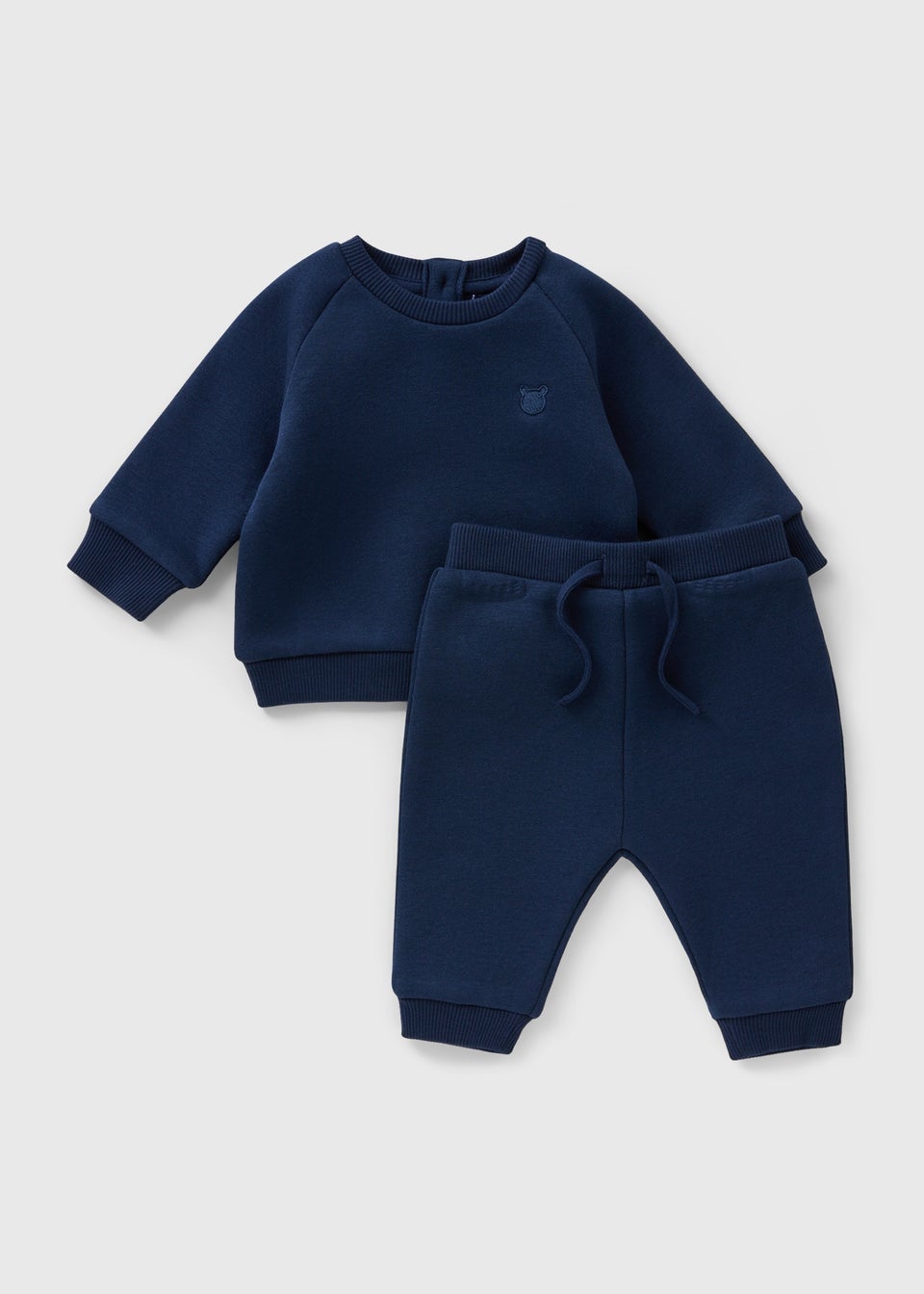 Baby Navy Sweatshirt & Jogging Bottom Set (Newborn-23mths)