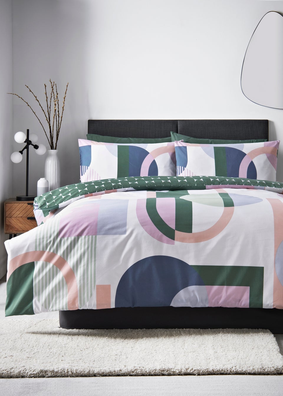 Multi Geo Panel Duvet Set