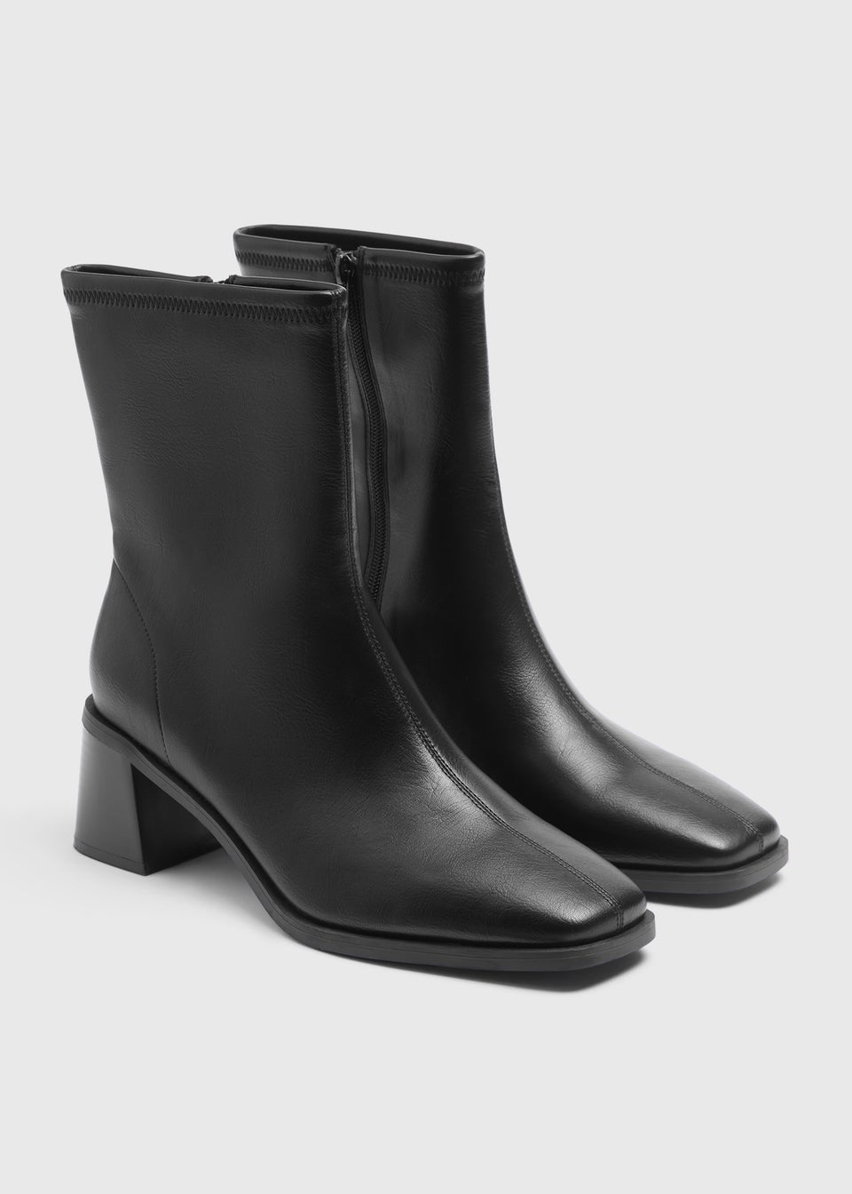 Black Sock Ankle Boot