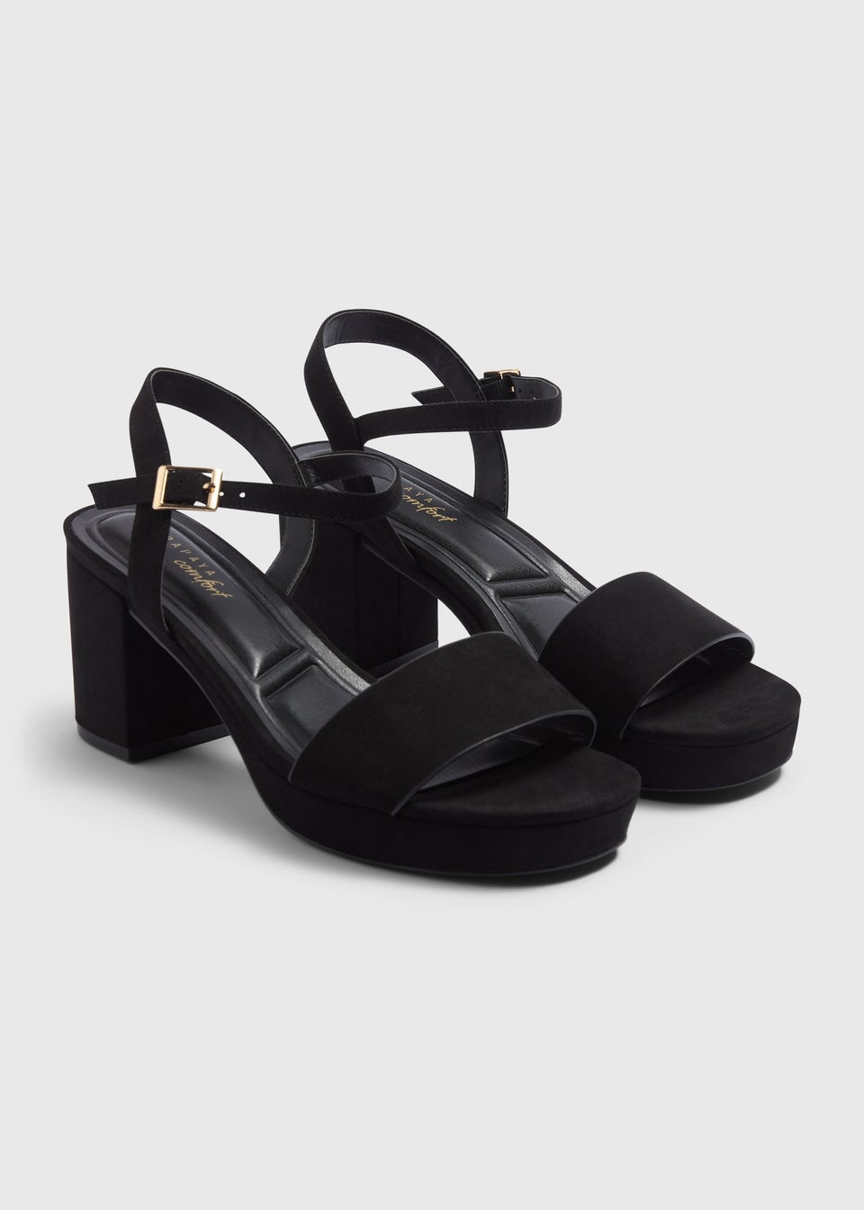 Black Platform Heel