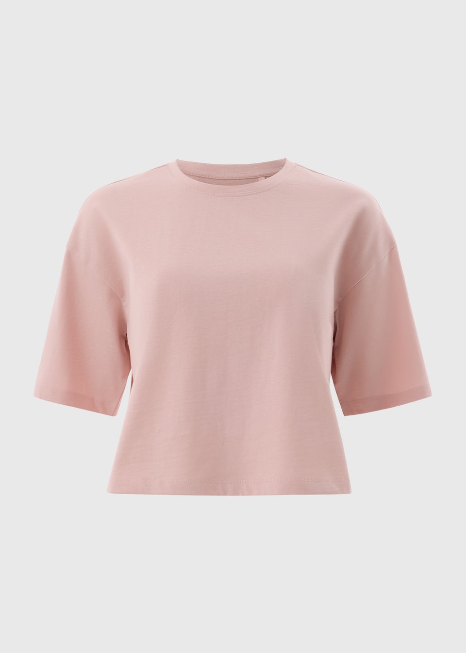 Pink Short Sleeve Boxy T-Shirt