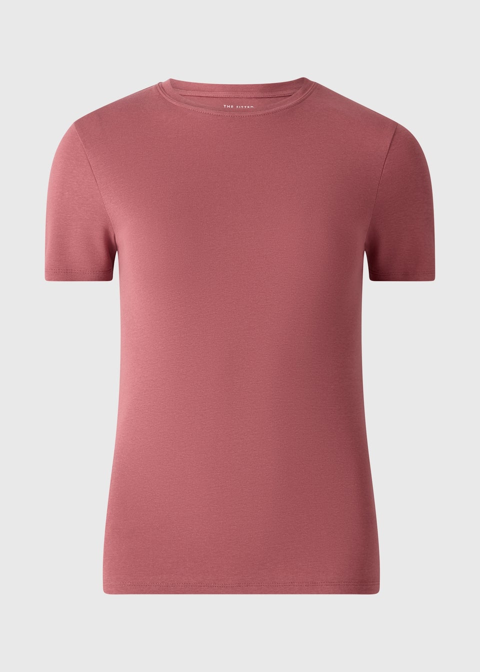 Dark Pink Short Sleeve Fitted Top