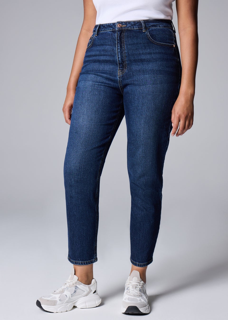 Darkwash Ava Mom Jeans