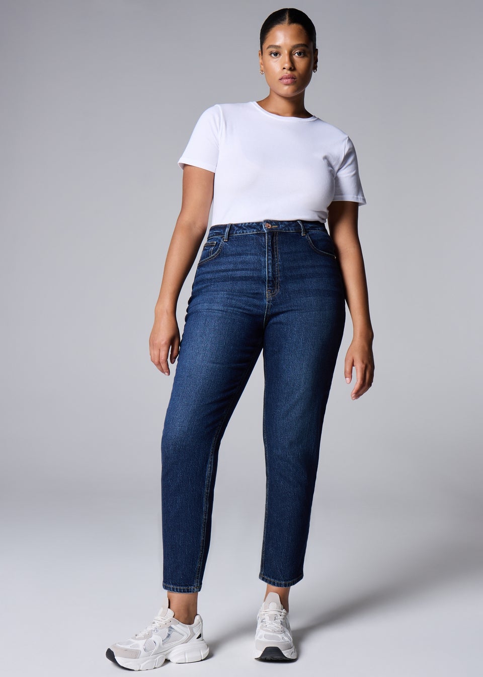 Darkwash Ava Mom Jeans