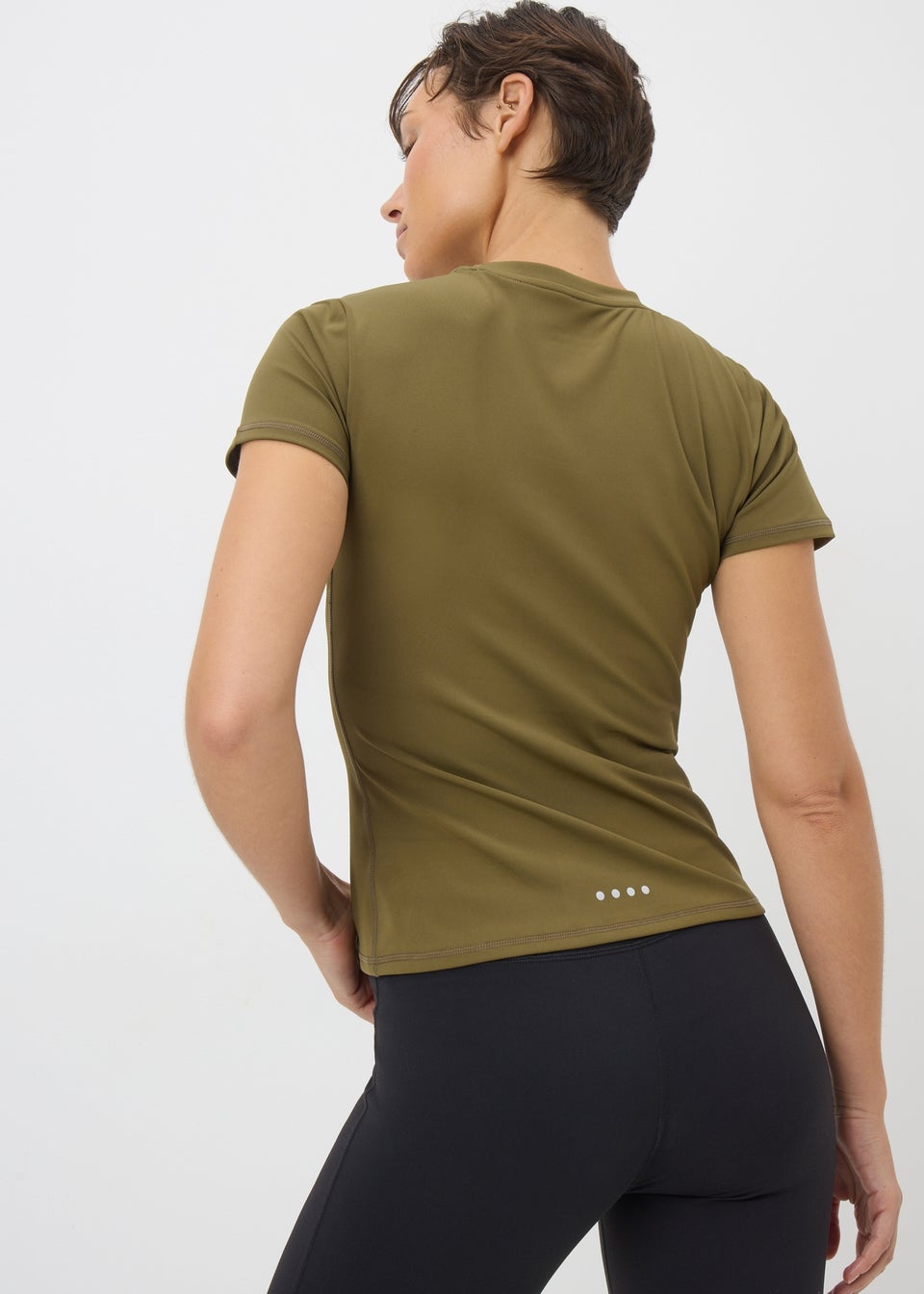 Souluxe Khaki Short Sleeve T Shirt