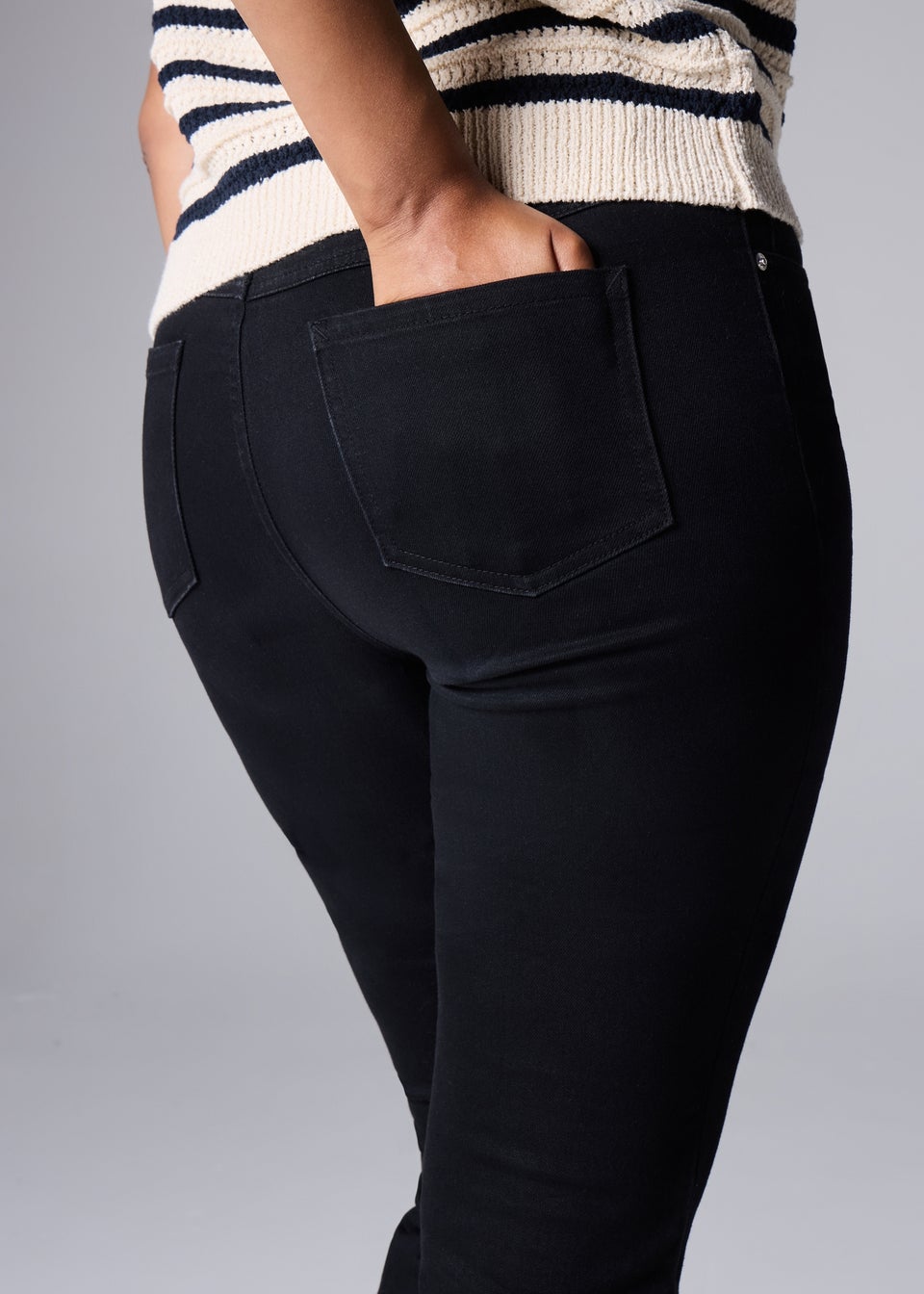 Black Bootcut Jeans