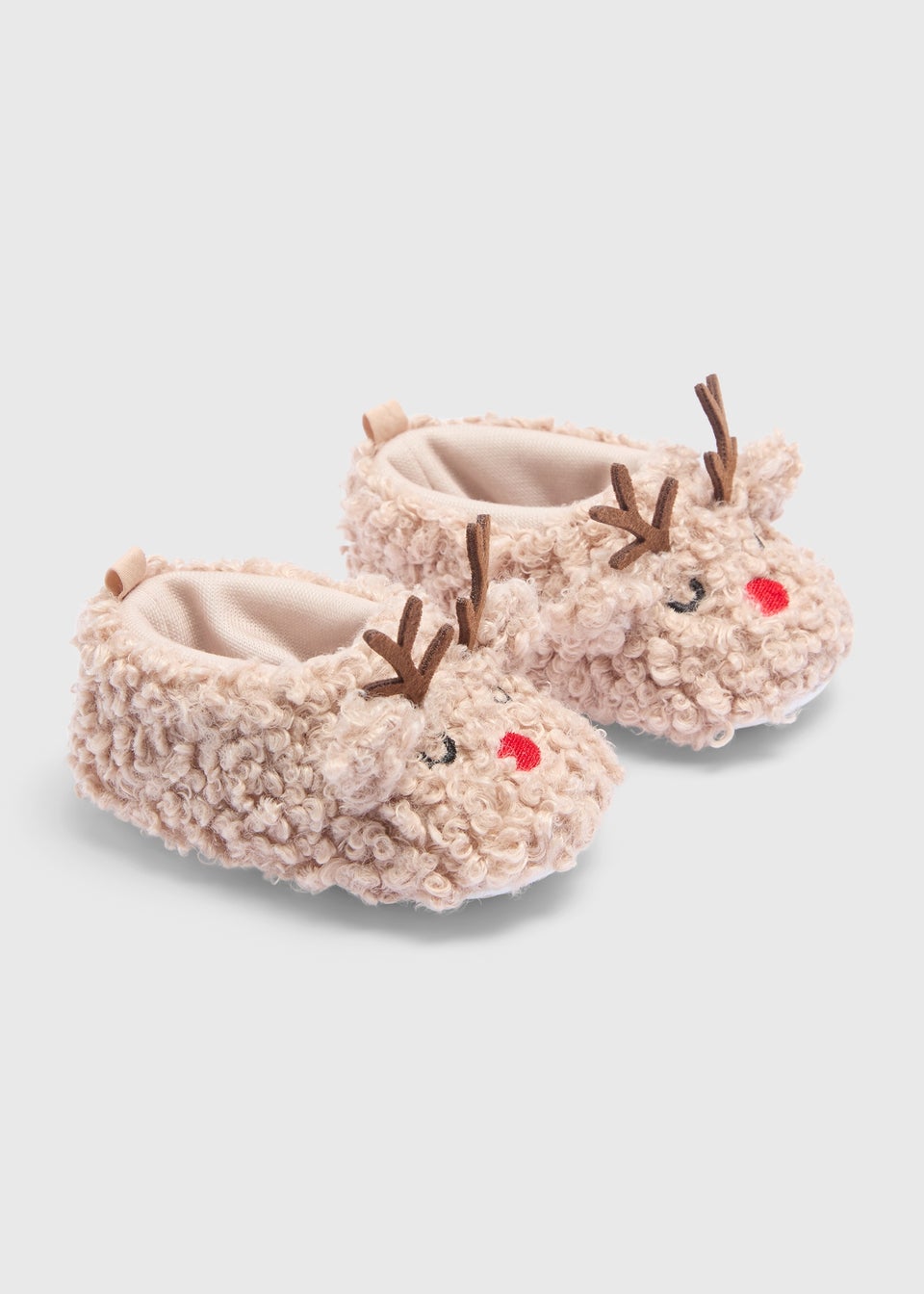 Baby Brown Reindeer Sock Boots (Newborn-18mths)