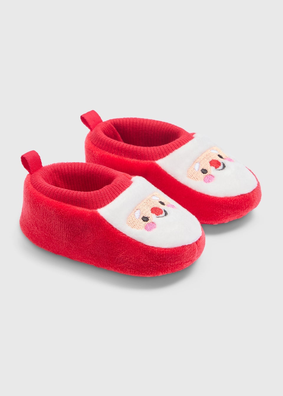 Baby Red Santa Sock Boots (Newborn-18ths)