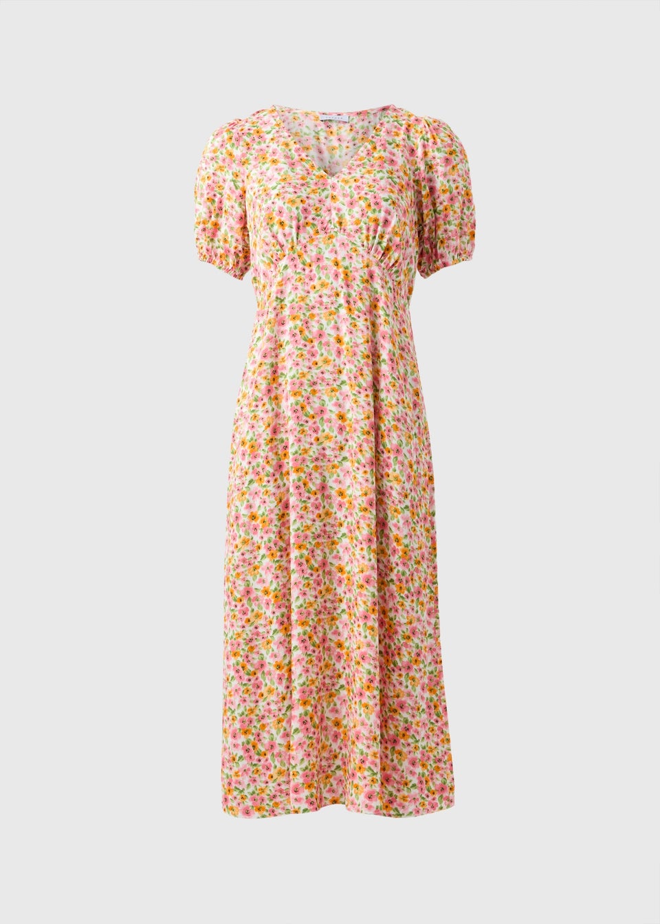 Multicolour Floral Midi Dress