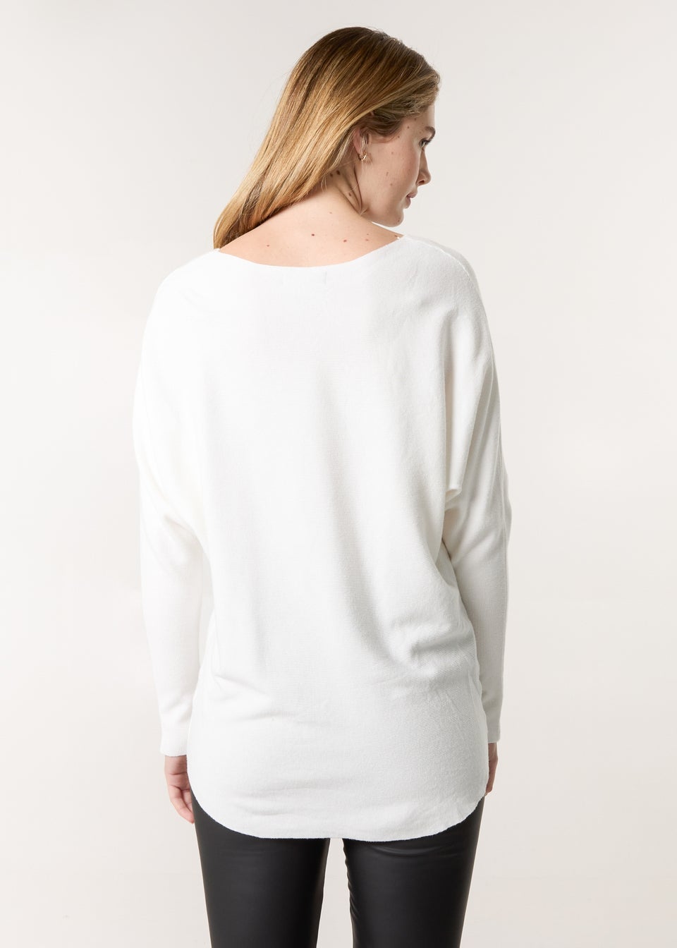 Blue Vanilla Ivory Embellished Cat Jumper