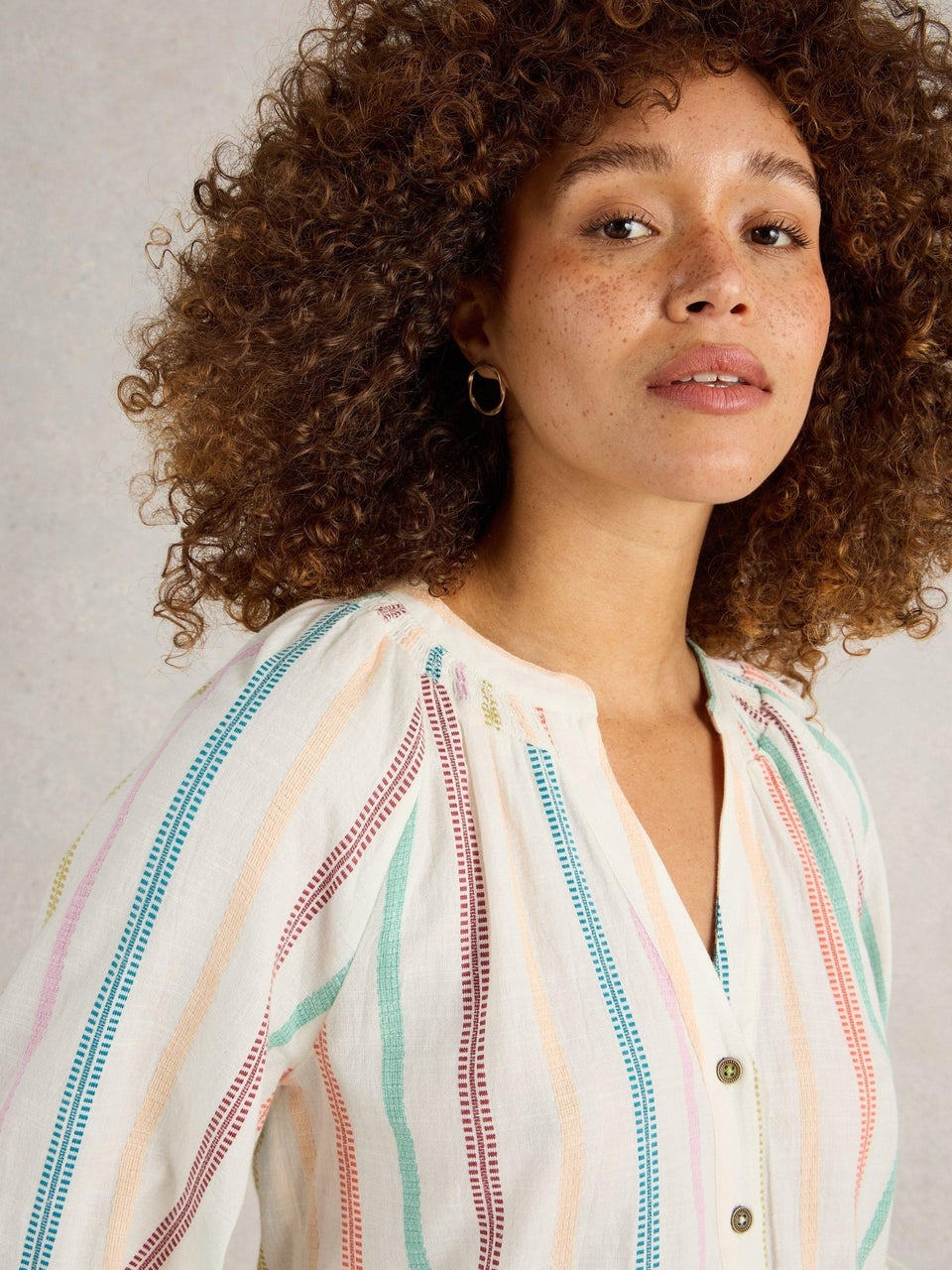 Jacquardbluse Gilly