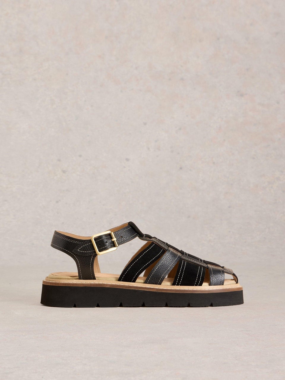 Riemensandalen mit Profilsohle