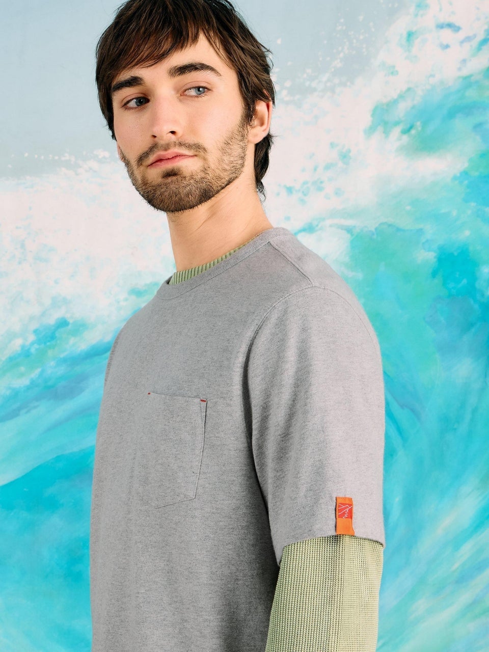 T-Shirt mit Tasche