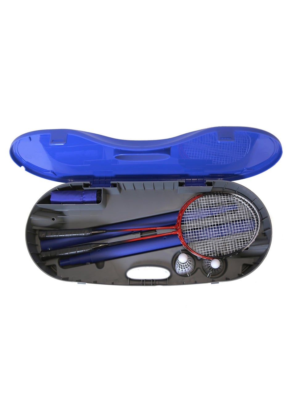 Charles Bentley Multi Sports Collection 2 Player Badminton Set with Tennis Net