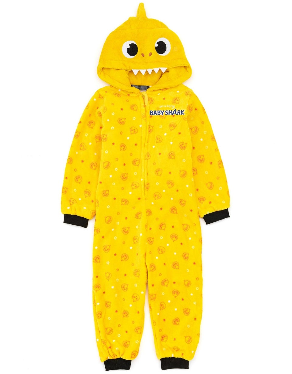Baby Shark Yellow Kids Onesie (12 months- 3 Years)