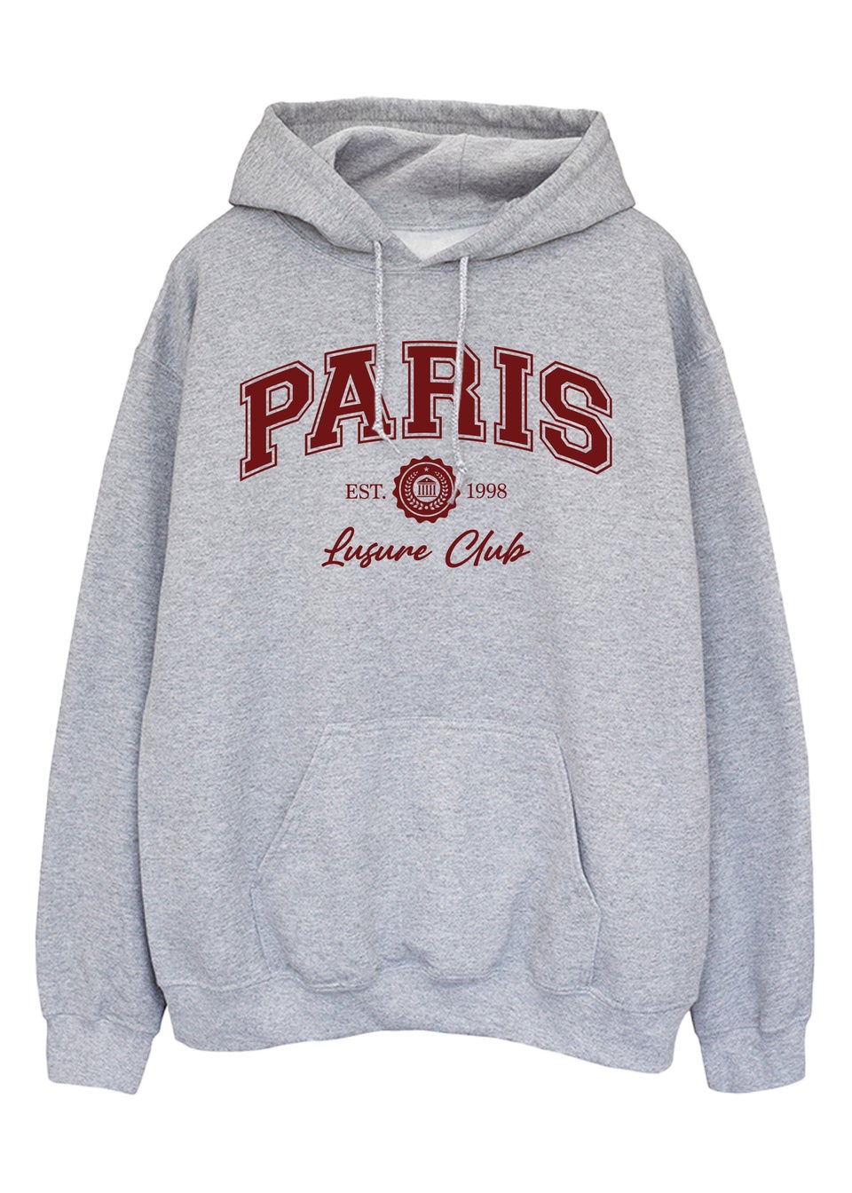 Brands In Paris Leisure Club Heather Grey Hoodie