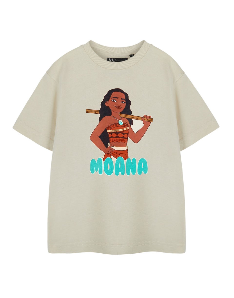 Disney Moana Beige T-Shirt (3-8 Years)