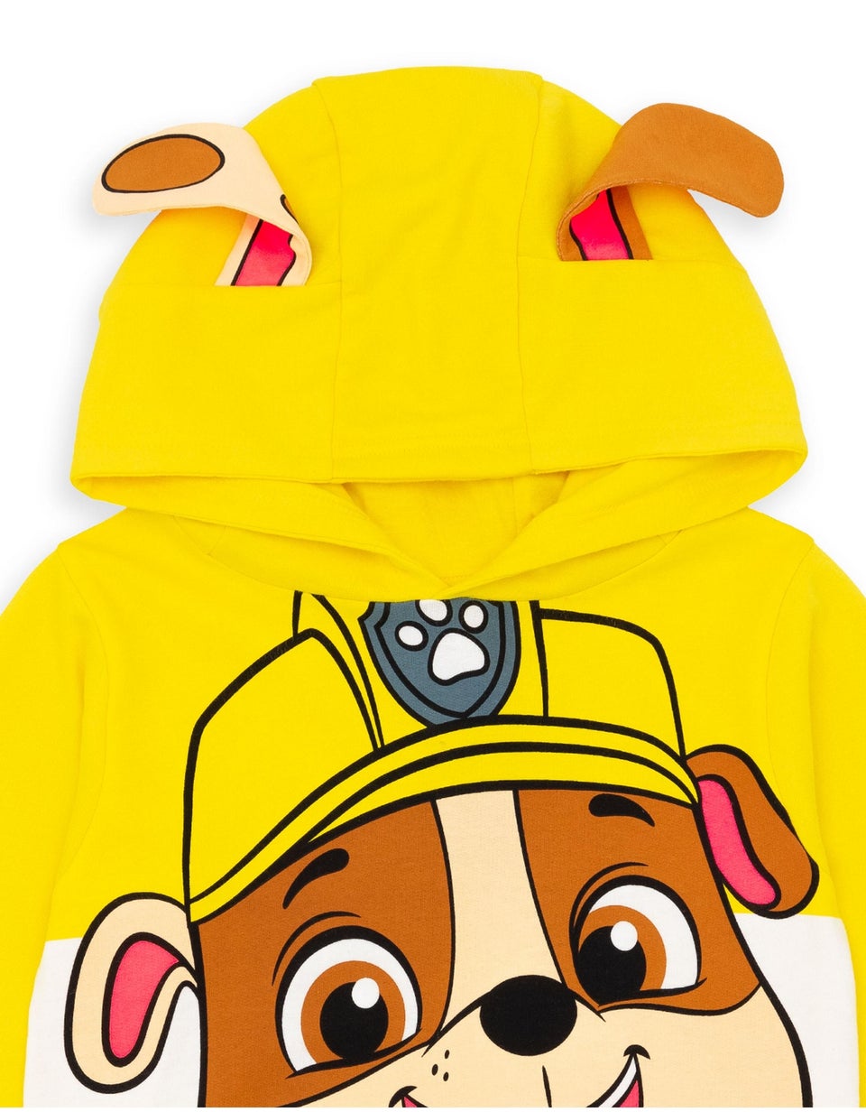 Paw Patrol Yellow Kids Character Hoodies (2-7 Years)