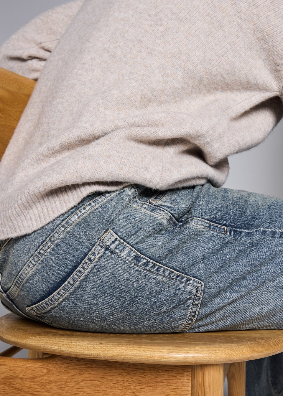 Green Cast Straight Leg Jeans