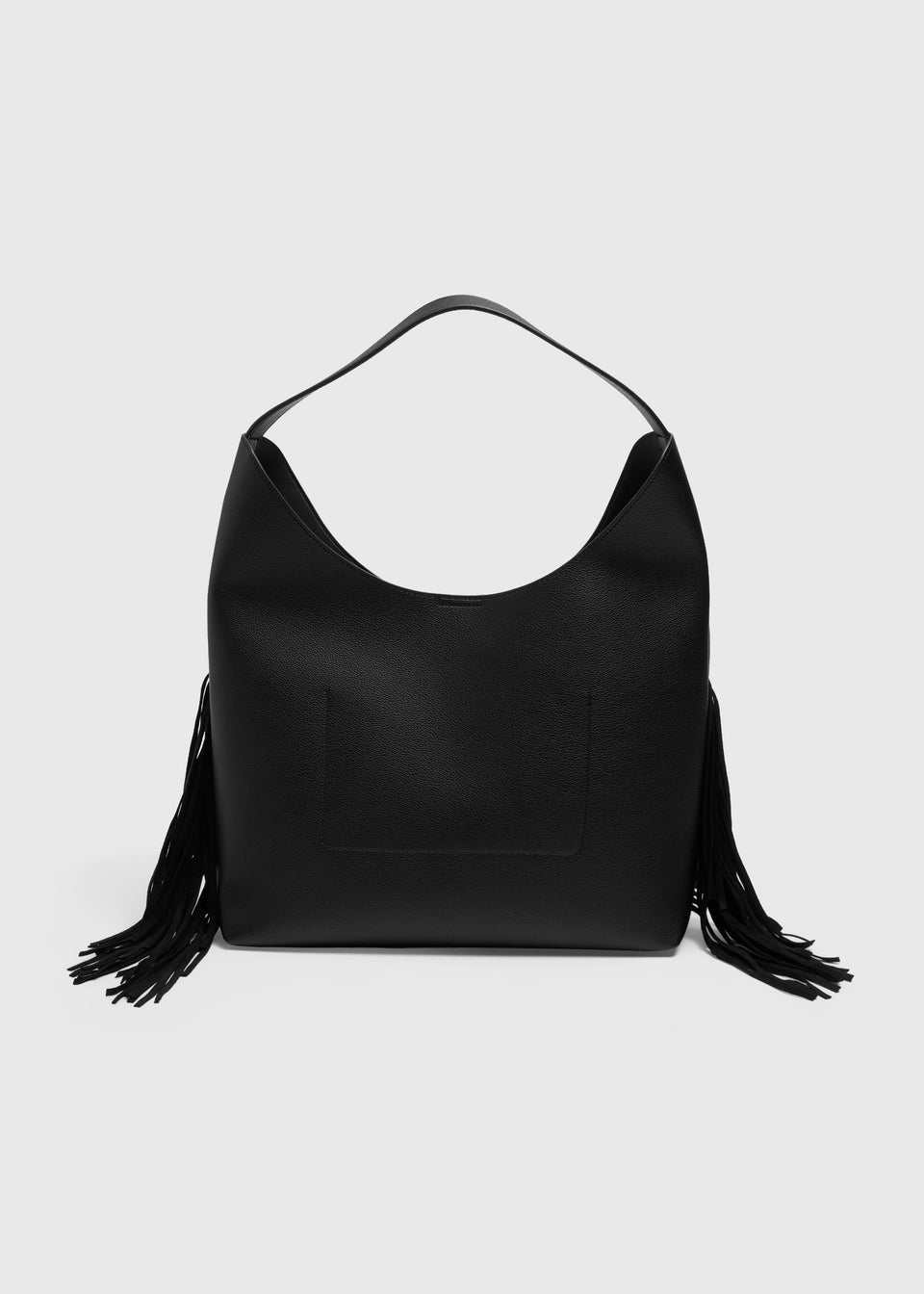 Black Tassel Tote Bag