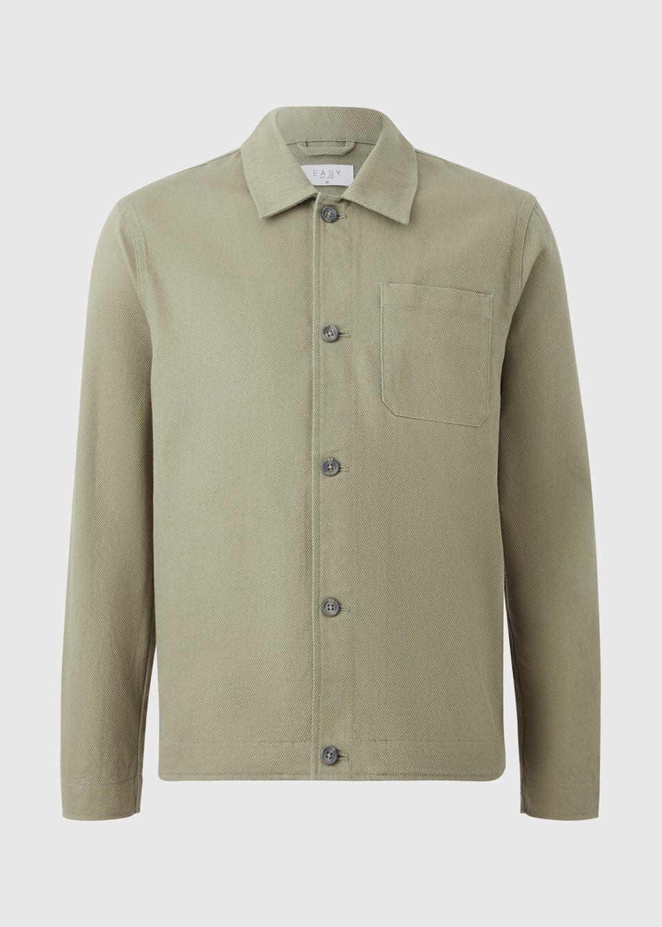 Khaki Twill Shacket