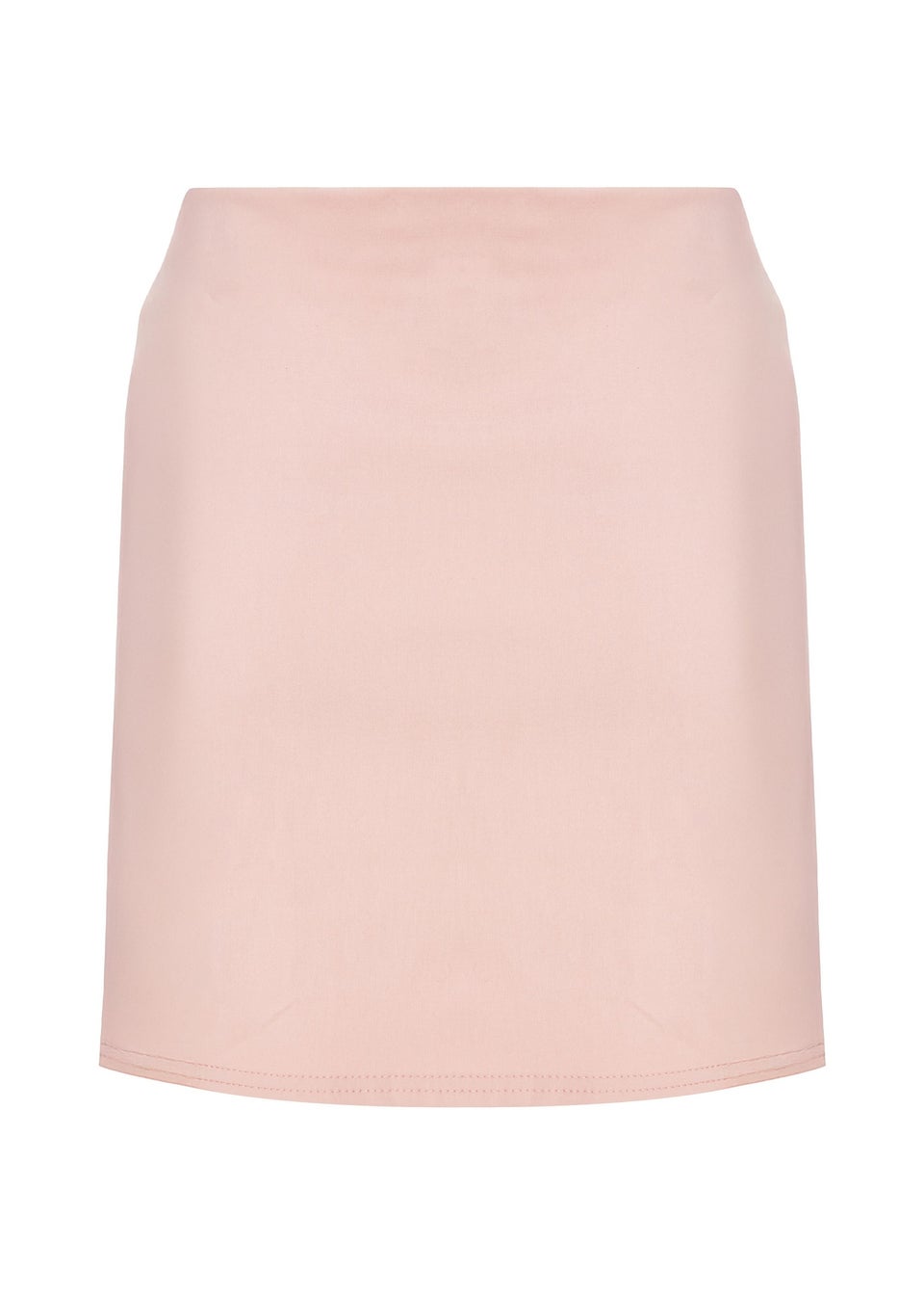 Quiz Blush Pink Button Detail Mini Skirt