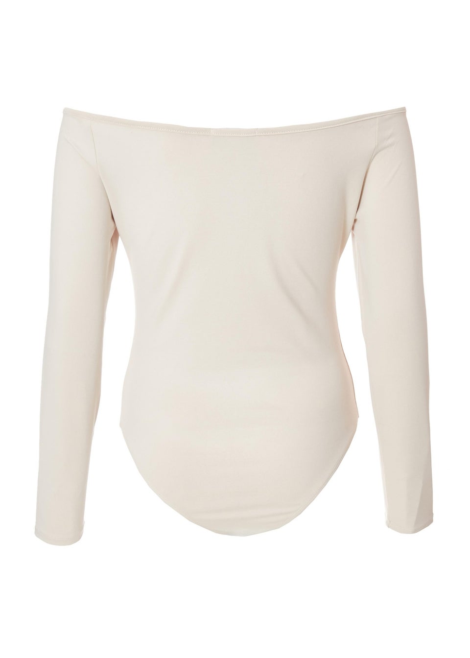 Quiz Cream Bardot Bodysuit