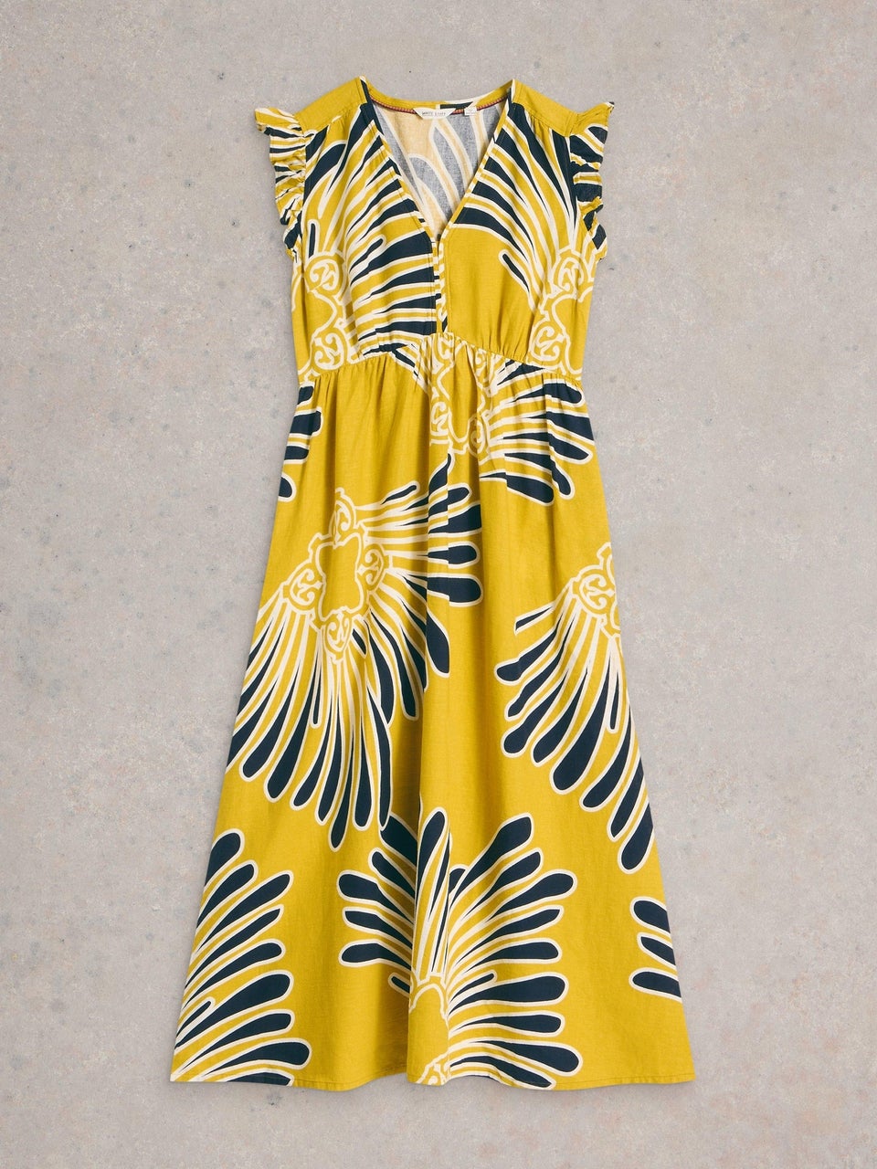 Maxikleid Lorna aus Leinenmischung