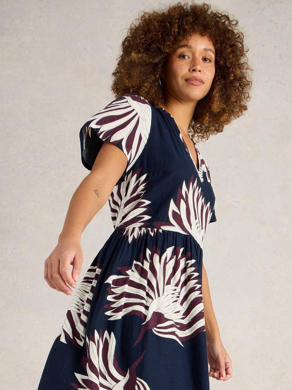 Kleid Clove aus Leinenmischung