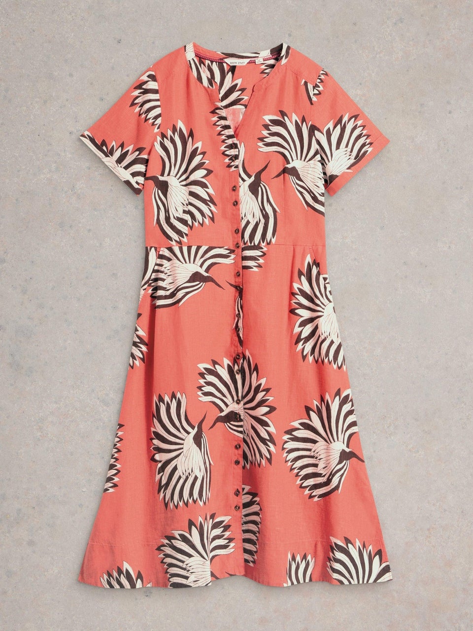 Kleid Iris aus Leinenmischung