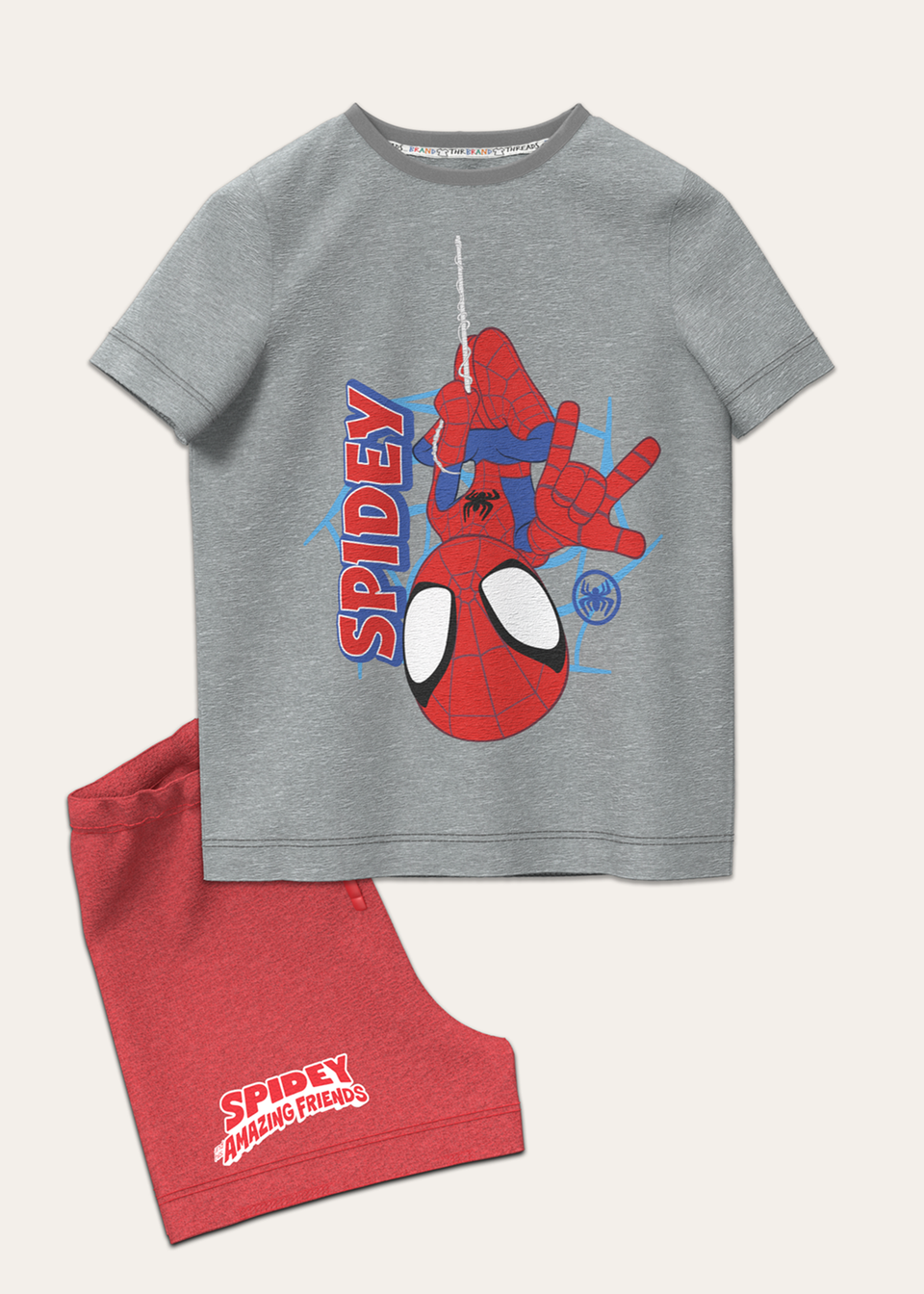 Marvel Grey Spidey & His Amazing Friends Daywear Set (2-6 Years)