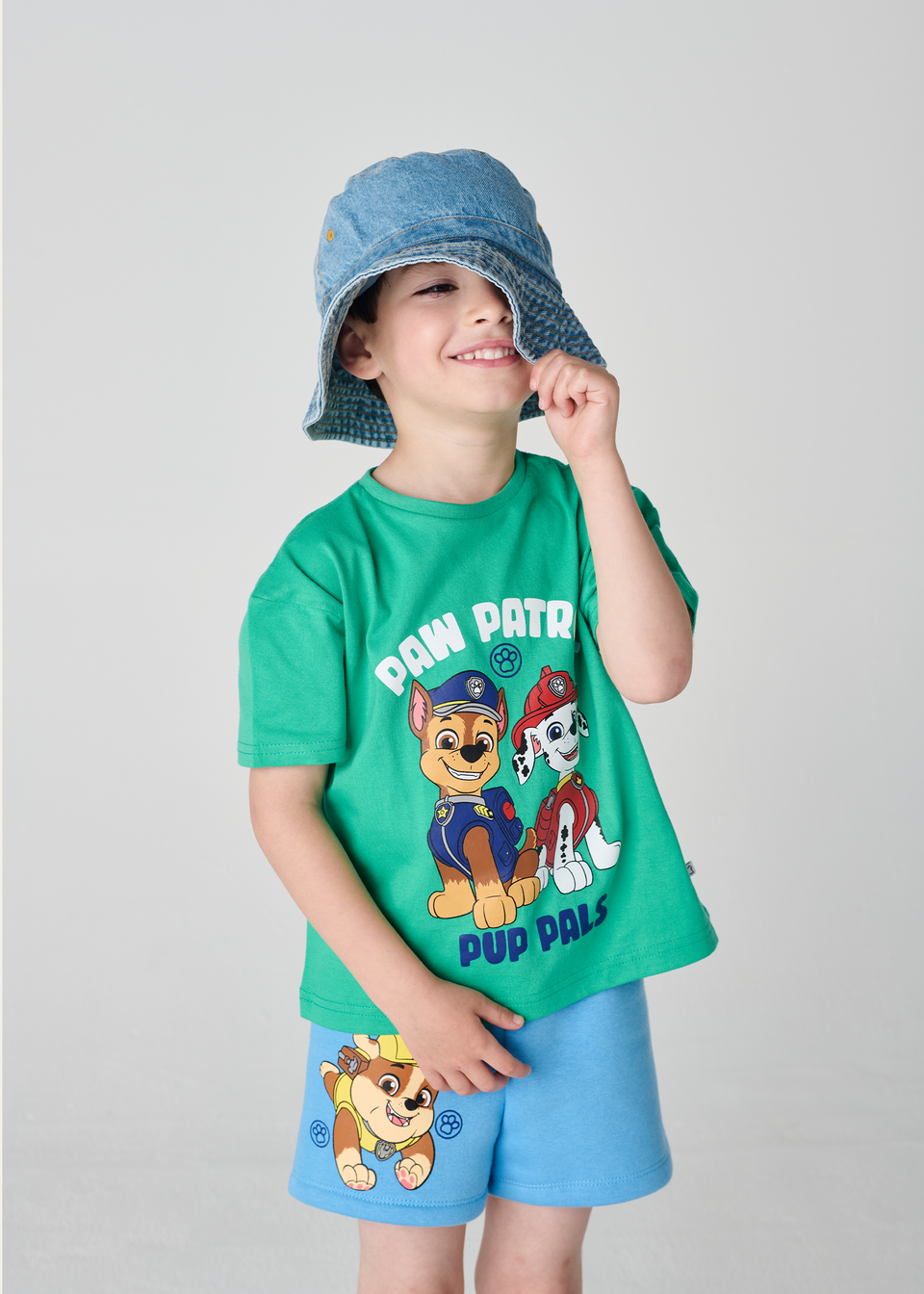 Brand Threads Paw Patrol Green Boys Daywear Set (3-6 years)