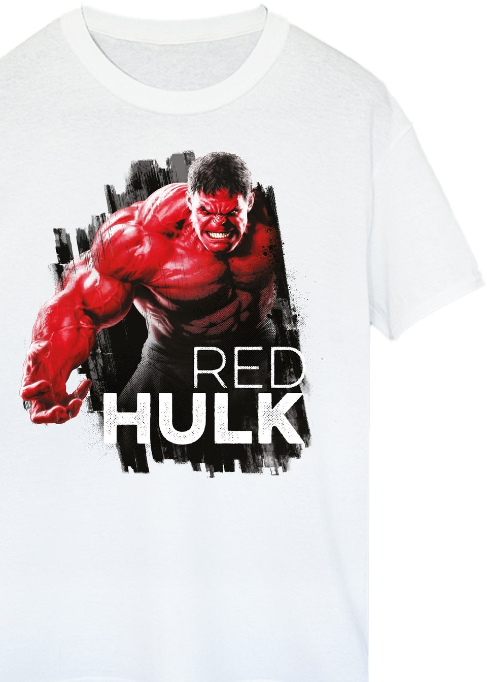 Marvel Captain America Brave New World Red Hulk Burst White T-Shirt