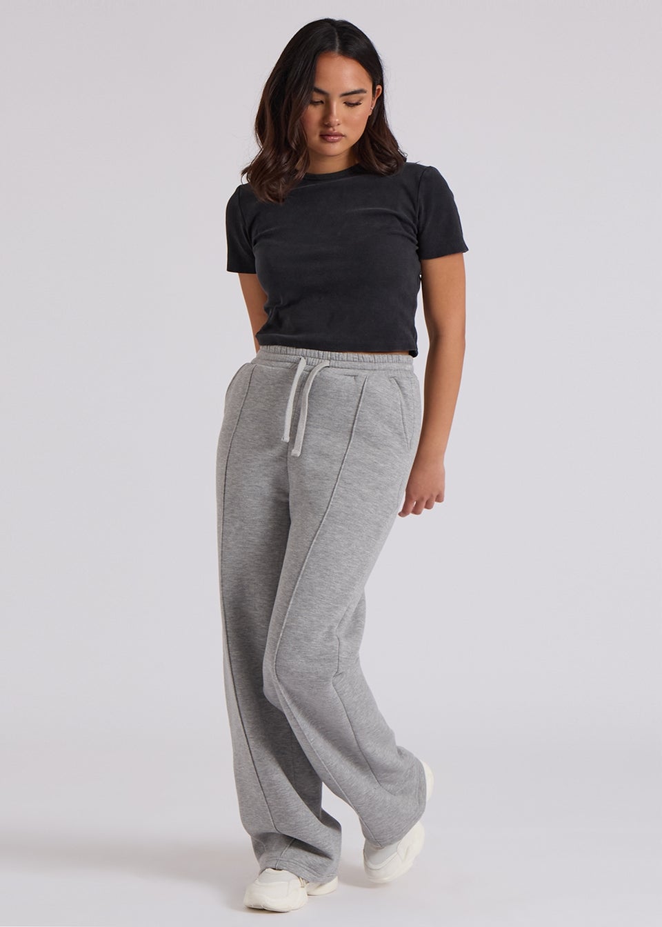 Urban Bliss Grey Wide Leg Jogger