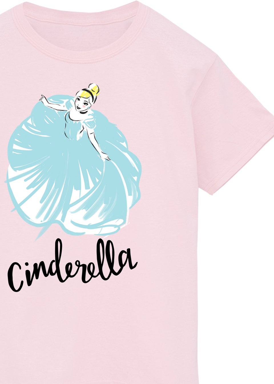 Disney Cinderella Girls Pink T-Shirt (3-13 Years)