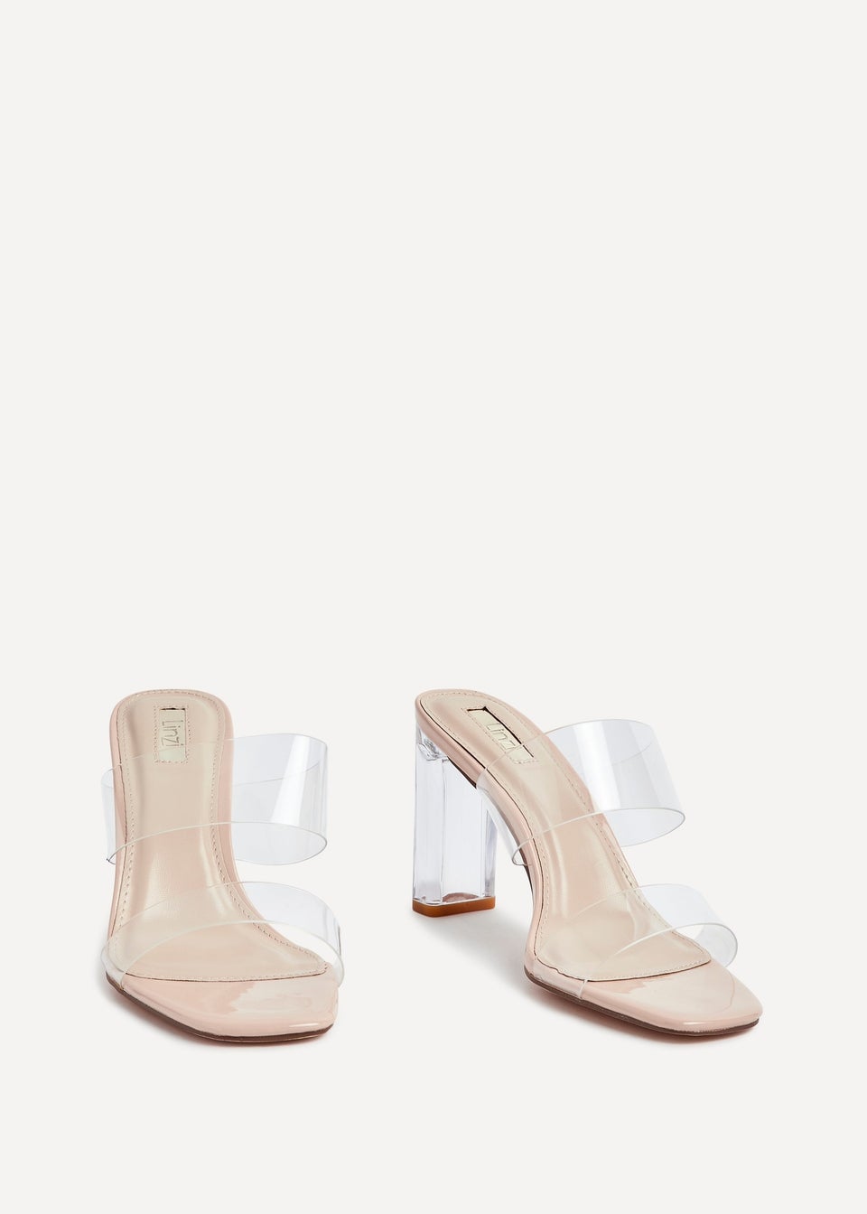 Linzi Deni Nude Perspex Mule