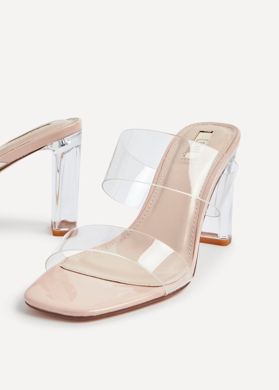 Linzi Deni Nude Perspex Mule