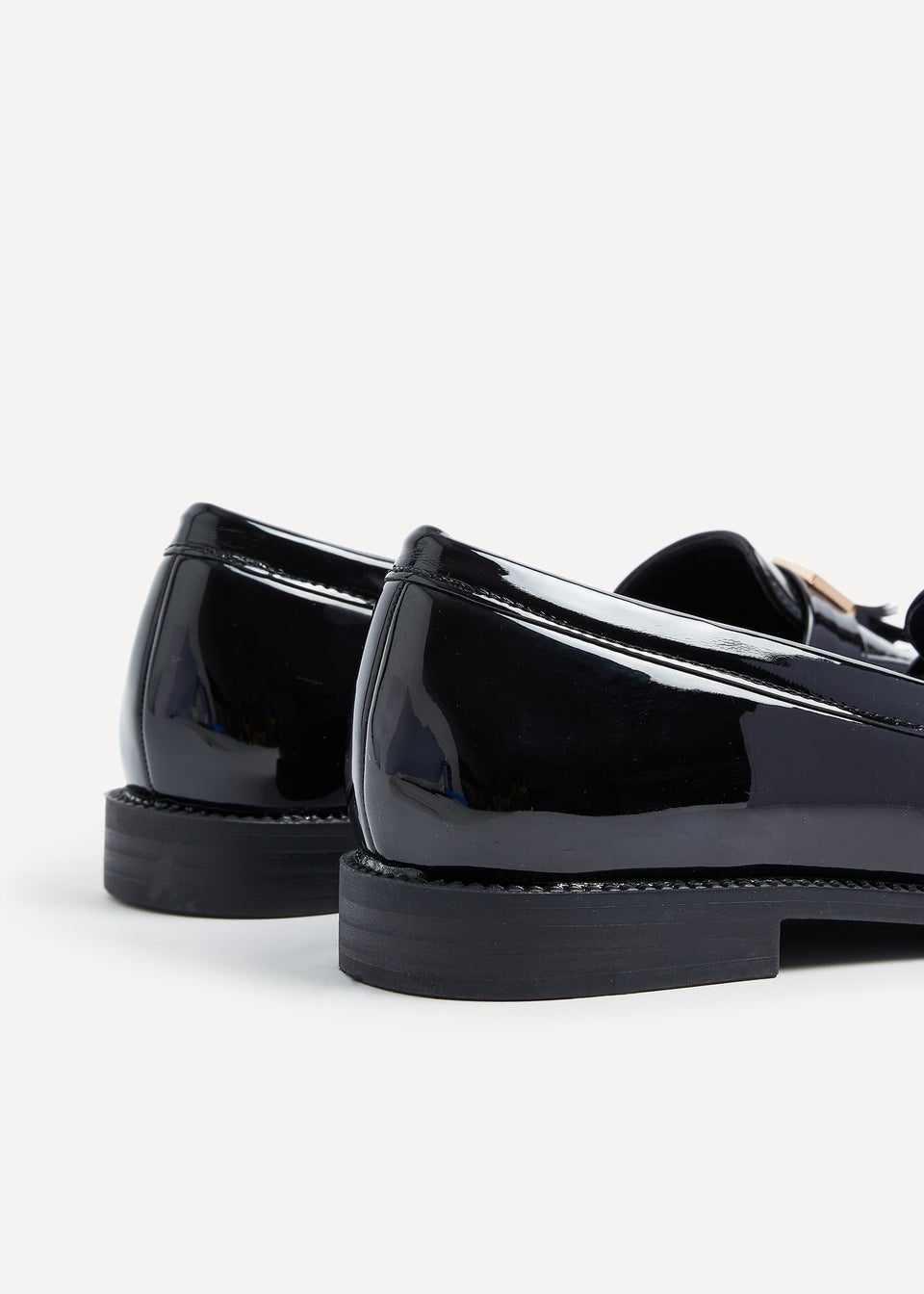 Linzi Tonia Black Patent Classic Loafer