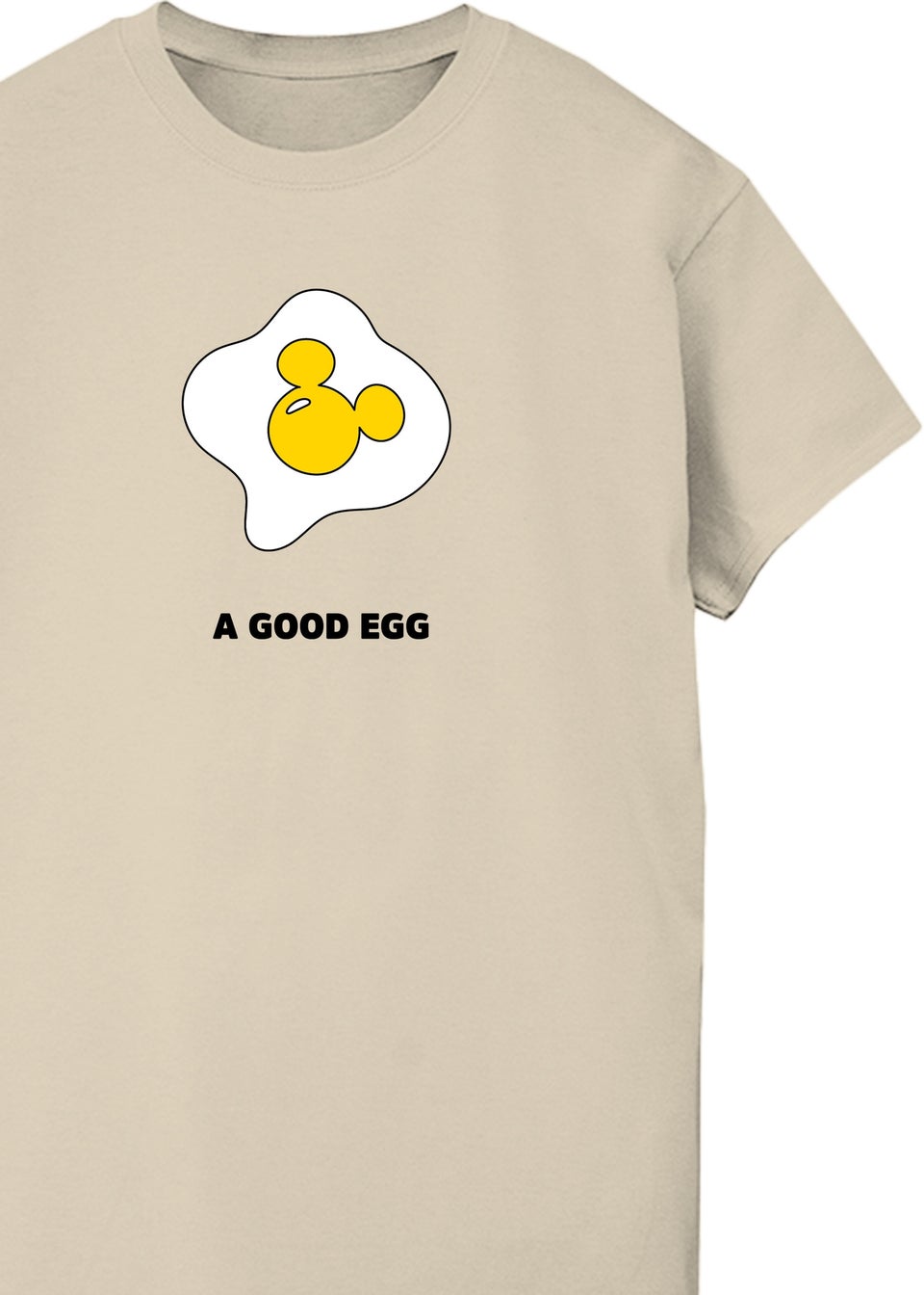 Disney Mickey Mouse Good Egg Sand Boyfriend Fit T-Shirt